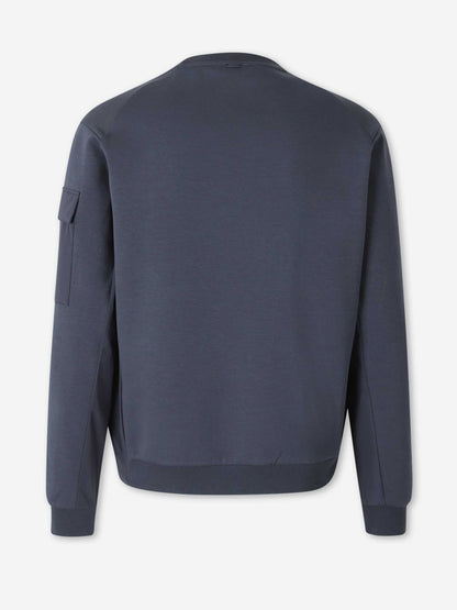 Herno Hombre Barcelona Sudadera de Cuello Redondo color Azul Noche sku 545-002025 02 - Foto 2