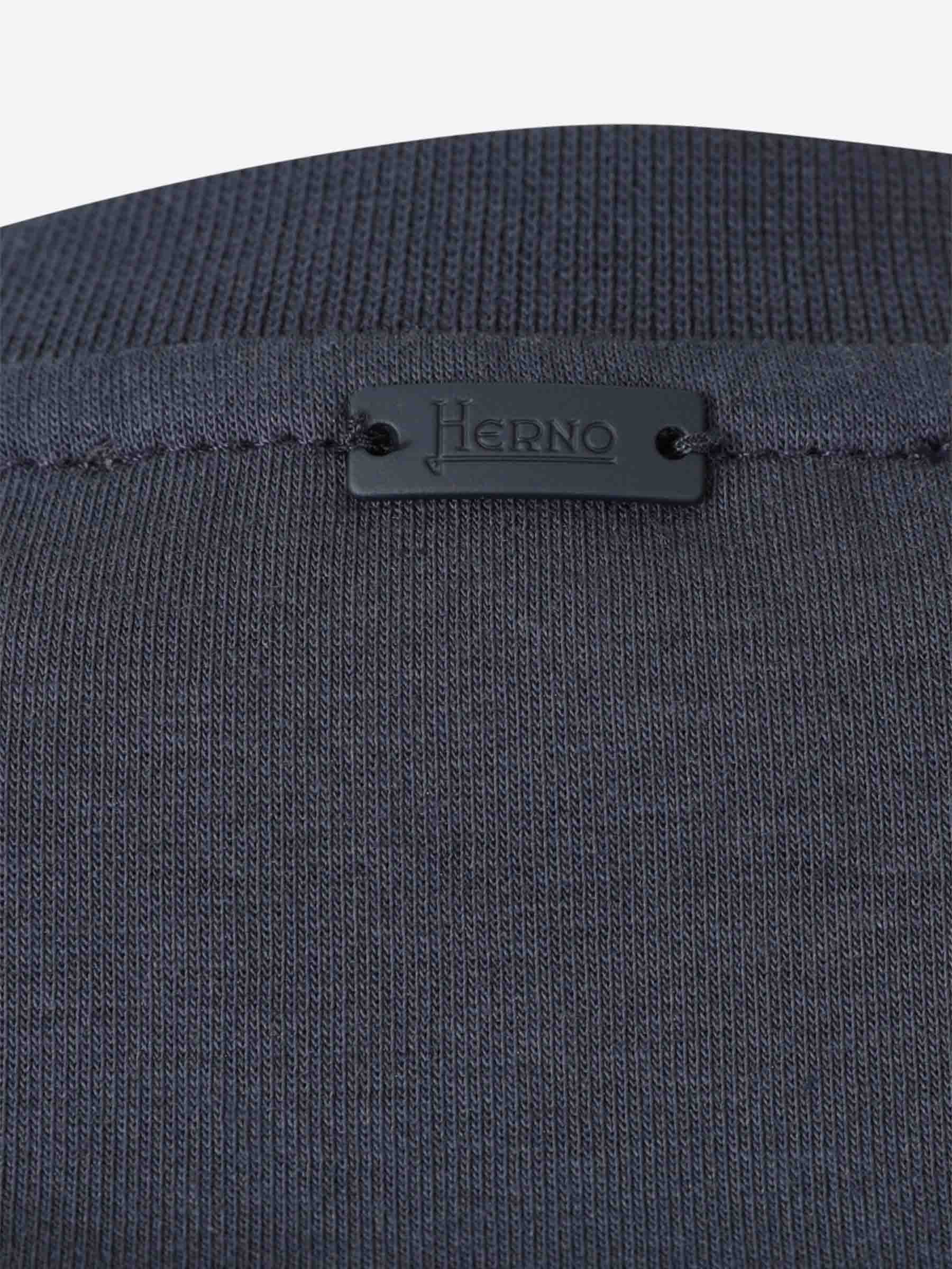 Herno Hombre Barcelona Sudadera de Cuello Redondo color Azul Noche sku 545-002025 02 - Foto 4