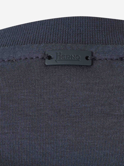 Herno Hombre Barcelona Sudadera de Cuello Redondo color Azul Noche sku 545-002025 02 - Foto 4