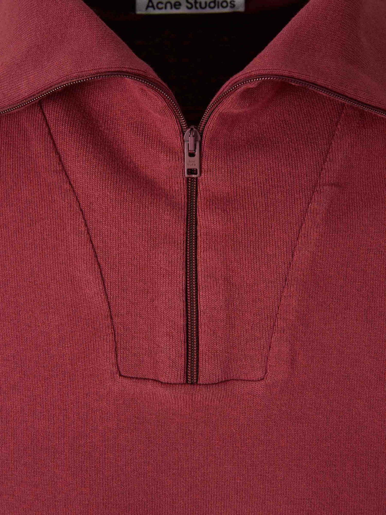 Outlet online Acne Studios Hombre Sudadera Logo Algodón color Rojo sku 545-002026 01 - Foto 3