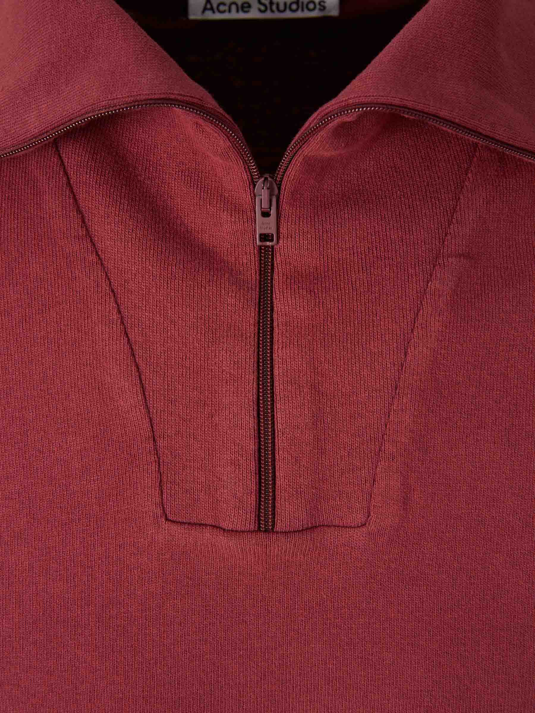Outlet online Acne Studios Hombre Sudadera Logo Algodón color Rojo sku 545-002026 01 - Foto 3