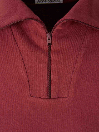 Outlet online Acne Studios Hombre Sudadera Logo Algodón color Rojo sku 545-002026 01 - Foto 3