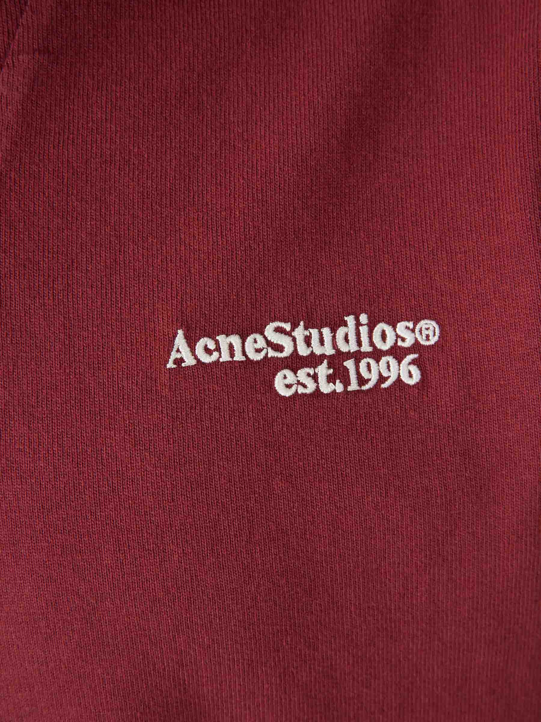 Outlet online Acne Studios Hombre Sudadera Logo Algodón color Rojo sku 545-002026 01 - Foto 4
