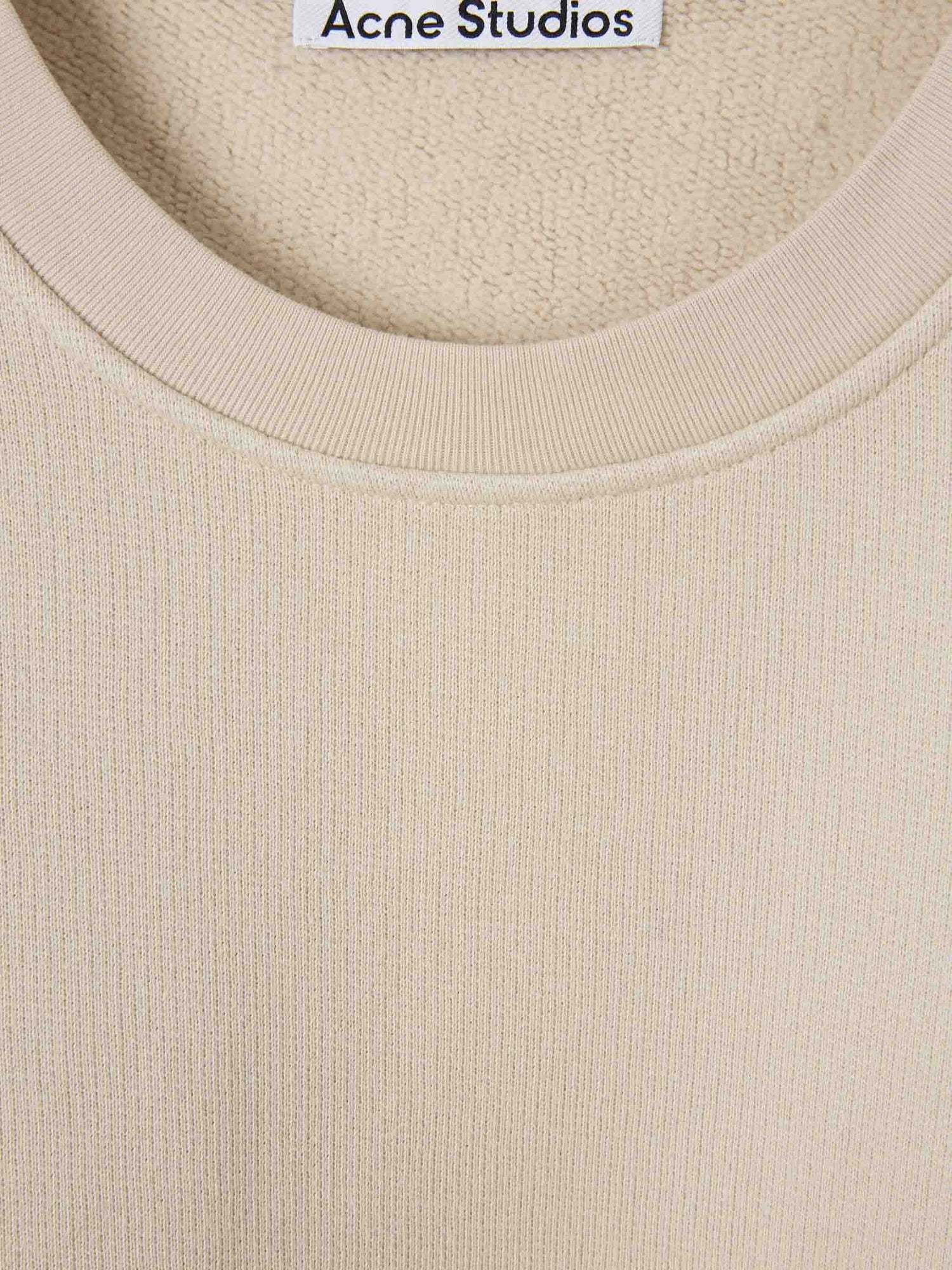 Outlet online Acne Studios Hombre Sudadera Cuello Redondo color Beige sku 545-002028 02 - Foto 3