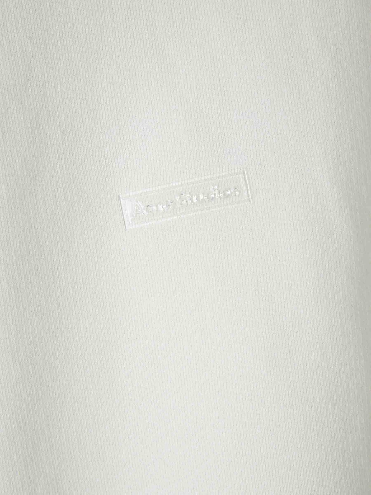 Outlet online Acne Studios Hombre Sudadera Capucha Logo color Blanco sku 545-002029 02 - Foto 4