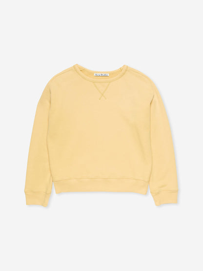 Acne Studios Hombre Barcelona Sudadera Cuello Redondo color Amarillo Claro sku 545-002030 01 - Foto 1