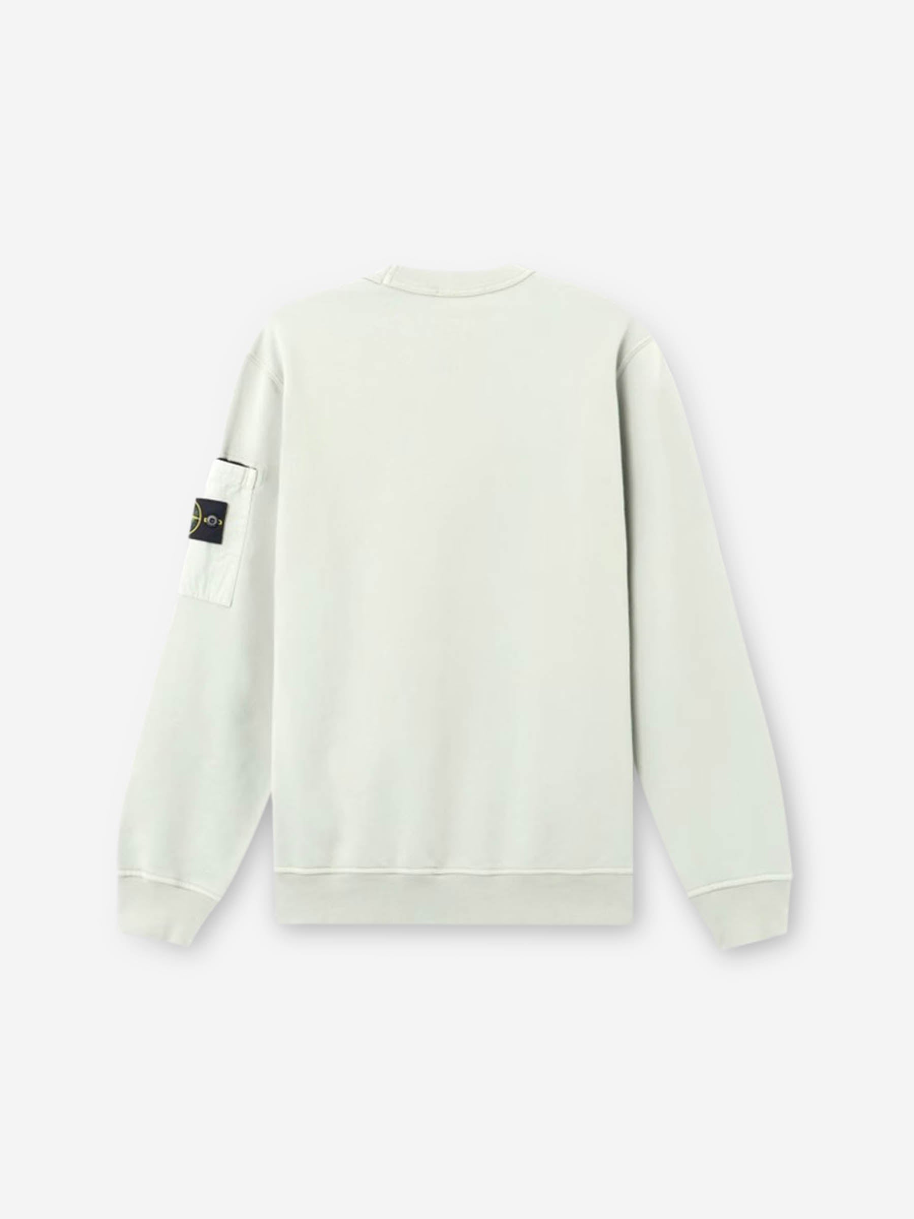 Outlet online Stone Island Hombre Sudadera Cuello Redondo color Verde Menta sku 545-002039 01 - Foto 3