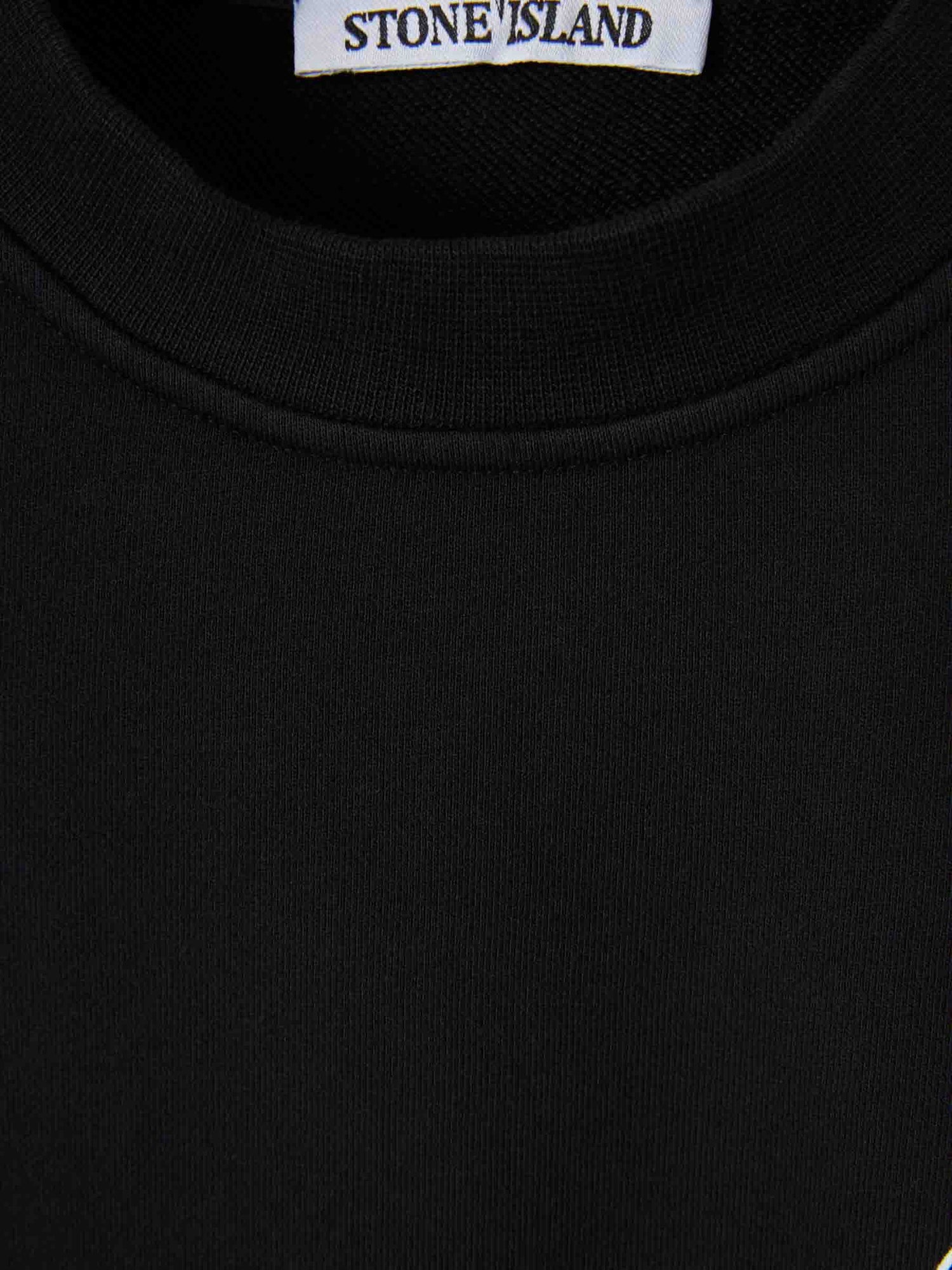 Outlet online Stone Island Hombre Sudadera Cuello Redondo color Negro sku 545-002042 01 - Foto 3