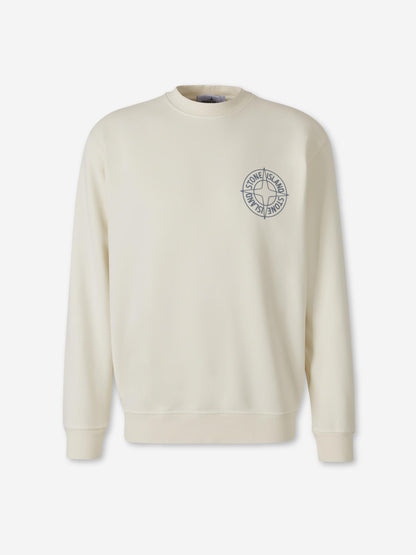 Outlet online Stone Island Hombre Sudadera Cuello Redondo color Blanco sku 545-002042 02 - Foto 1