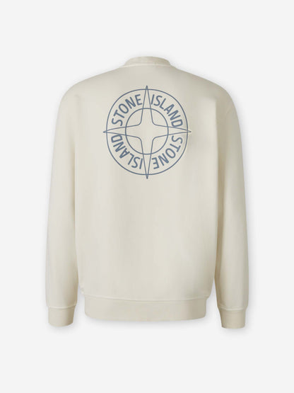 Outlet online Stone Island Hombre Sudadera Cuello Redondo color Blanco sku 545-002042 02 - Foto 2