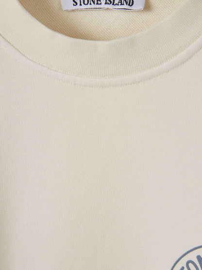 Outlet online Stone Island Hombre Sudadera Cuello Redondo color Blanco sku 545-002042 02 - Foto 3