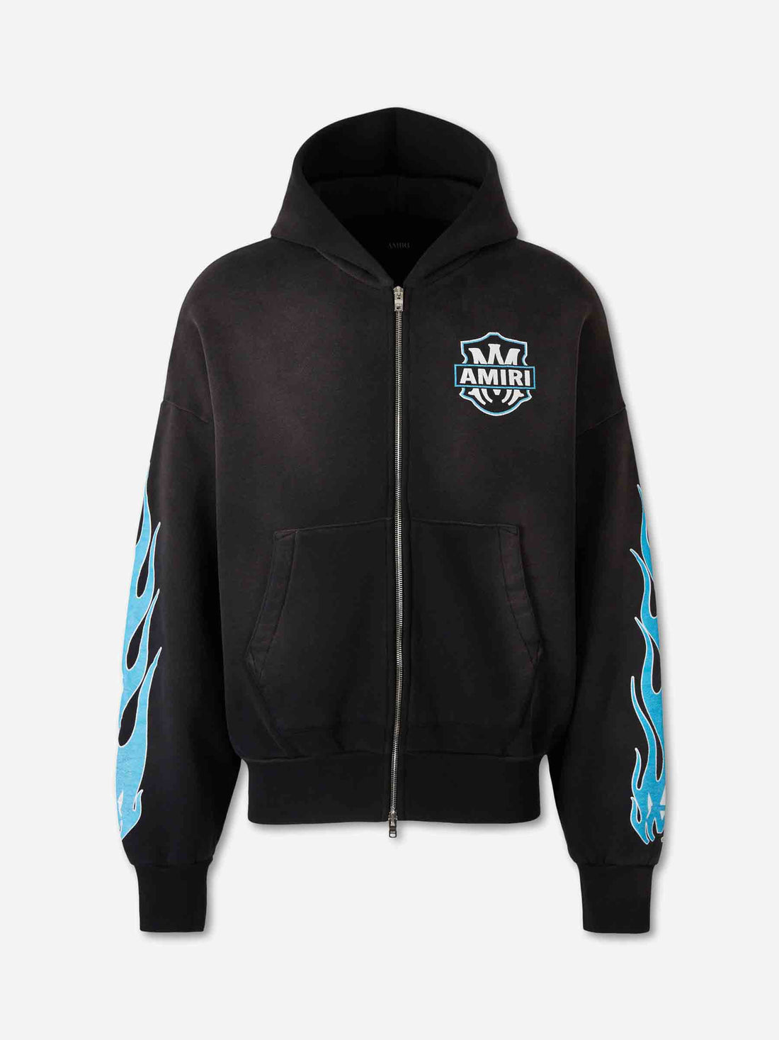 Outlet online Amiri Hombre Sudadera Capucha Cremallera color Negro sku 545-002044 01 - Foto 1