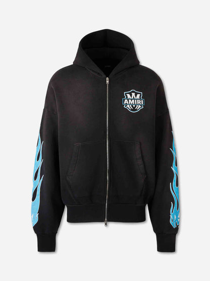 Outlet online Amiri Hombre Sudadera Capucha Cremallera color Negro sku 545-002044 01 - Foto 1
