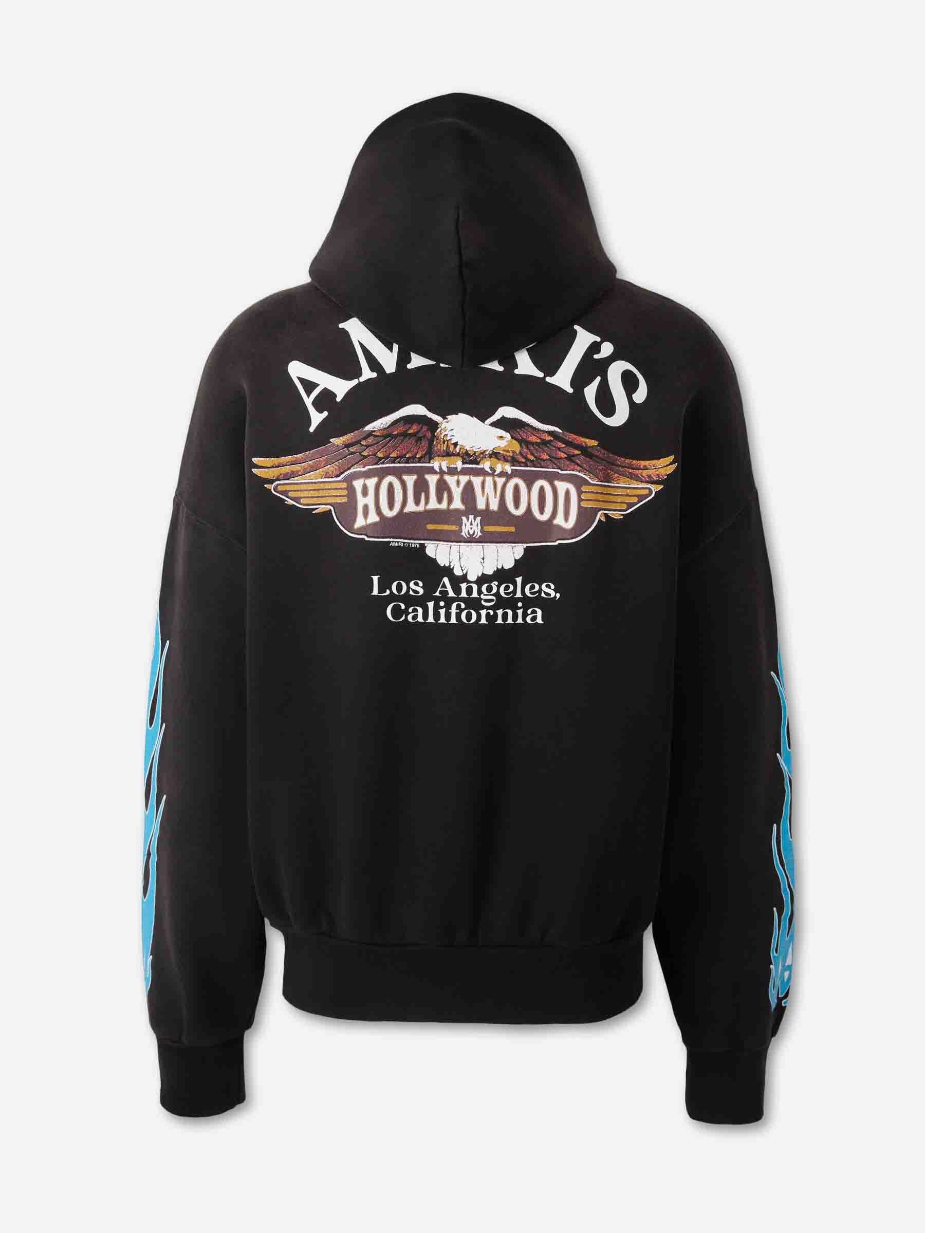 Outlet online Amiri Hombre Sudadera Capucha Cremallera color Negro sku 545-002044 01 - Foto 2