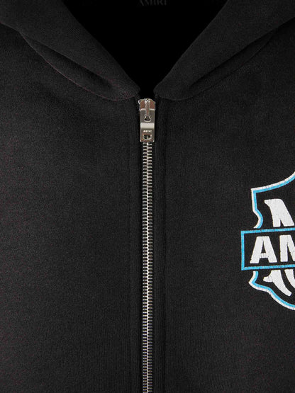 Outlet online Amiri Hombre Sudadera Capucha Cremallera color Negro sku 545-002044 01 - Foto 3
