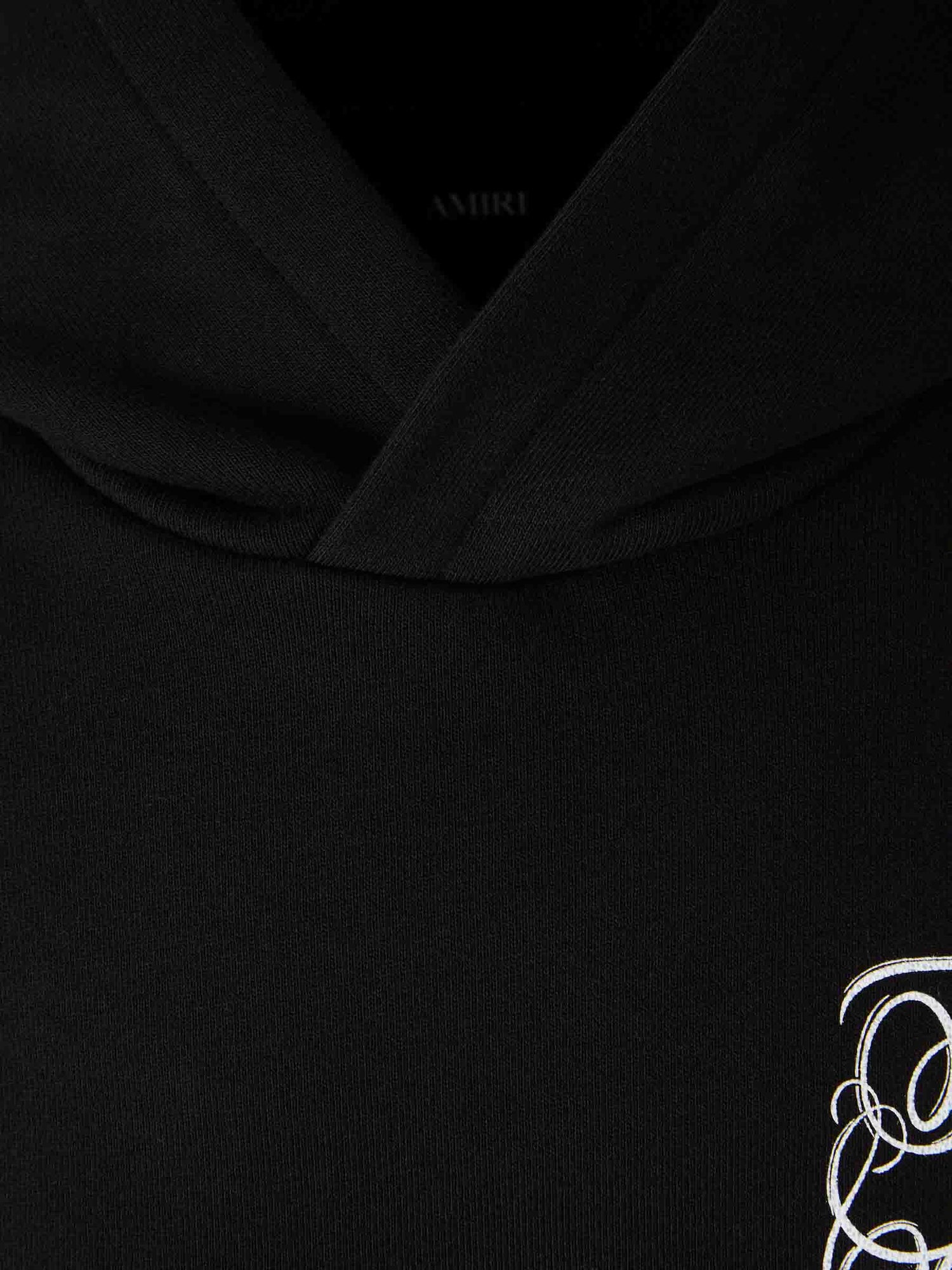 Outlet online Amiri Hombre Sudadera Capucha Logo color Negro sku 545-002045 01 - Foto 3