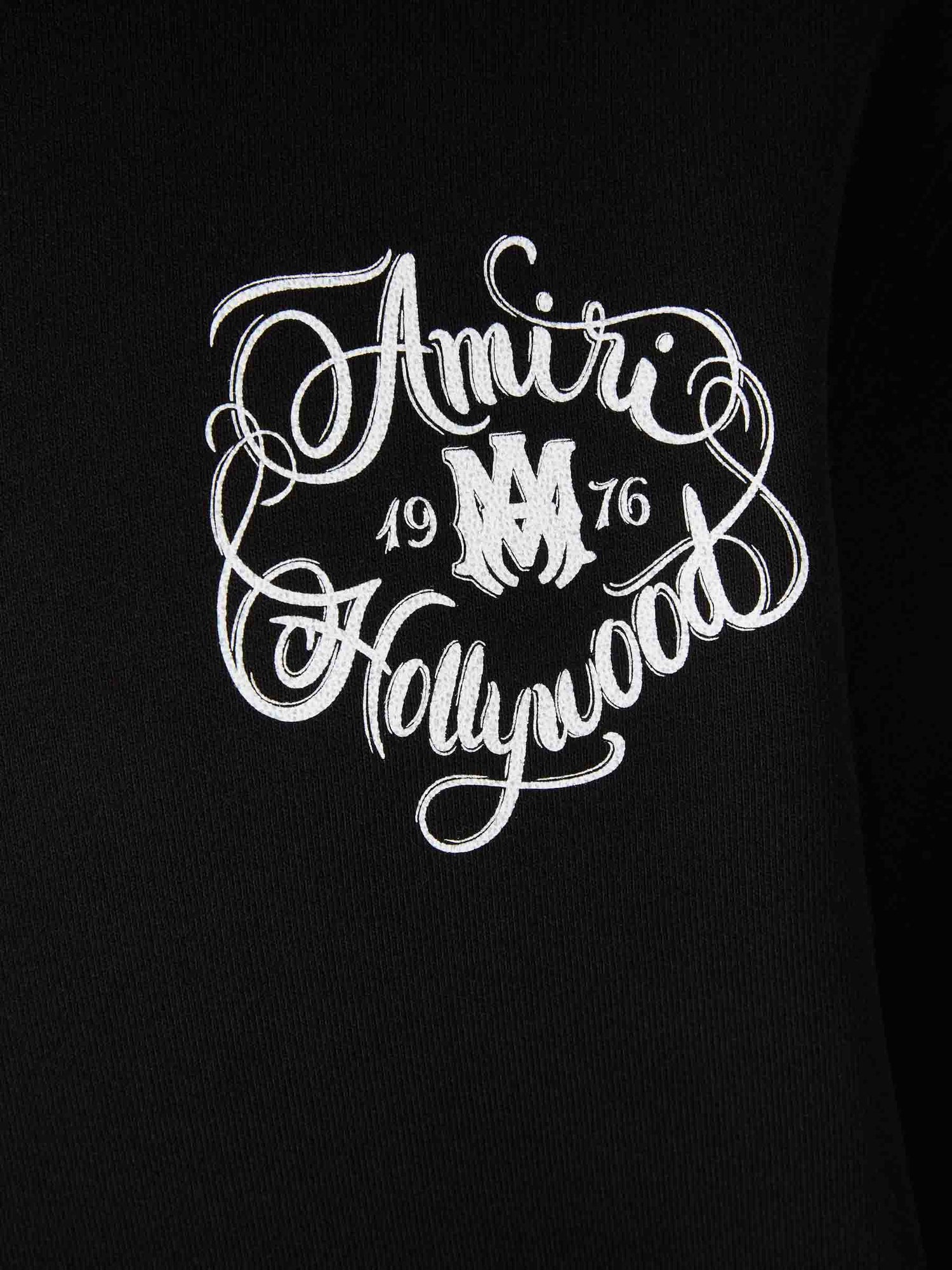 Outlet online Amiri Hombre Sudadera Capucha Logo color Negro sku 545-002045 01 - Foto 4