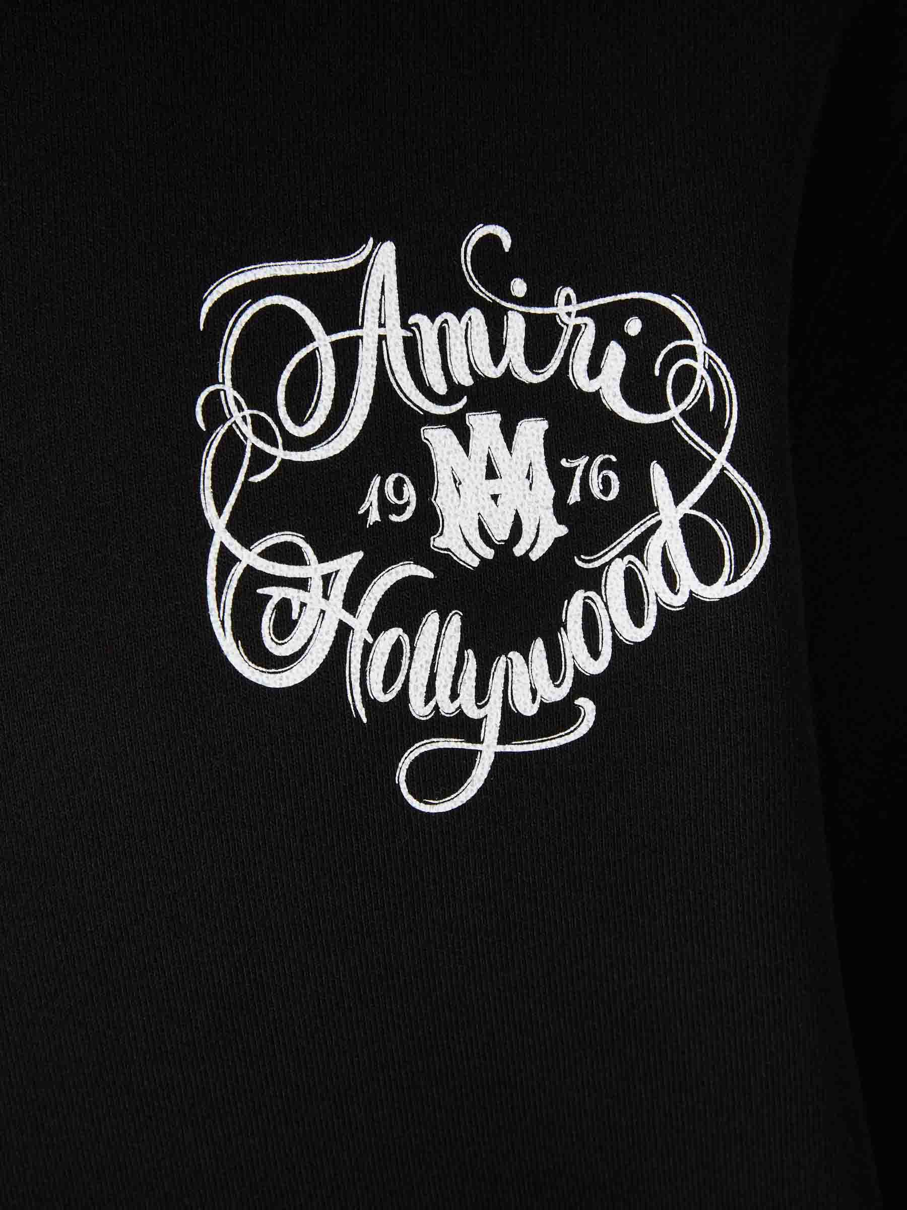 Outlet online Amiri Hombre Sudadera Capucha Logo color Negro sku 545-002045 01 - Foto 4