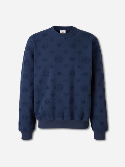 Outlet online Casablanca Hombre Sudadera Cuello Redondo color Azul Marino sku 545-002052 01 - Foto 1