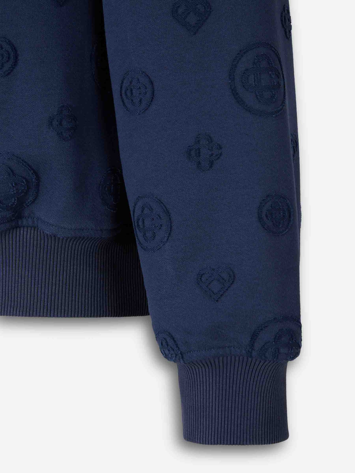 Outlet online Casablanca Hombre Sudadera Cuello Redondo color Azul Marino sku 545-002052 01 - Foto 4