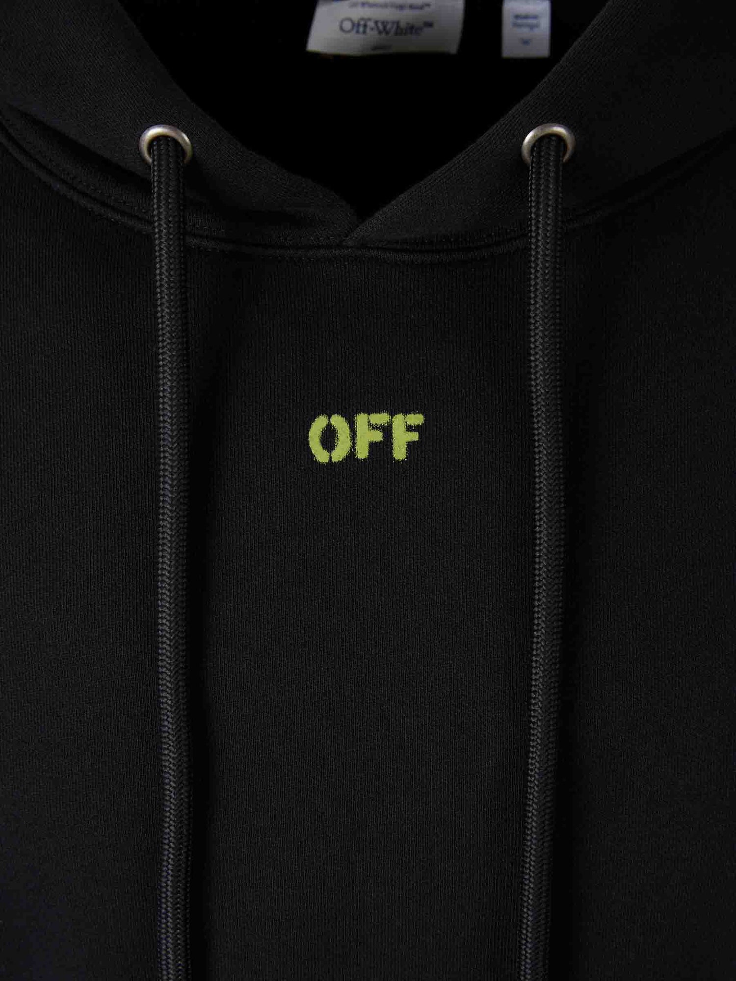 Outlet online Off-White Hombre Sudadera Capucha Logo color Negro sku 545-002064 01 - Foto 3