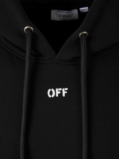 Outlet online Off-White Hombre Sudadera Capucha Logo color Negro sku 545-002065 01 - Foto 3