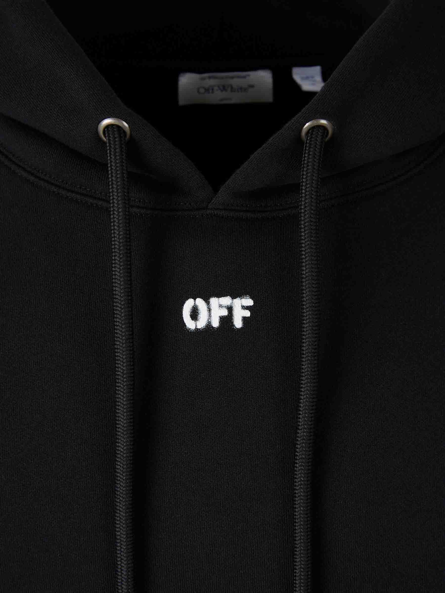 Off-White Hombre Barcelona Sudadera Capucha Algodón color Negro sku 545-002068 01 - Foto 3
