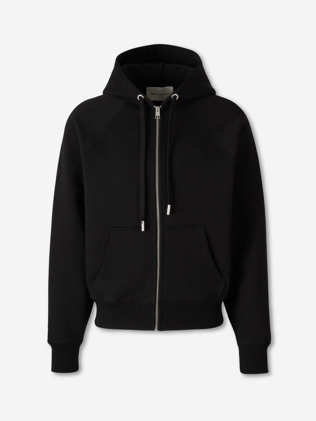 Outlet online Ami Paris Hombre Sudadera Capucha Cremallera color Negro sku 545-002073 01 - Foto 1