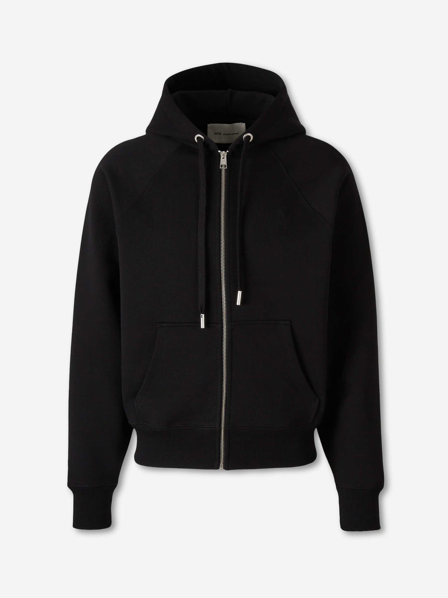 Outlet online Ami Paris Hombre Sudadera Capucha Cremallera color Negro sku 545-002073 01 - Foto 1