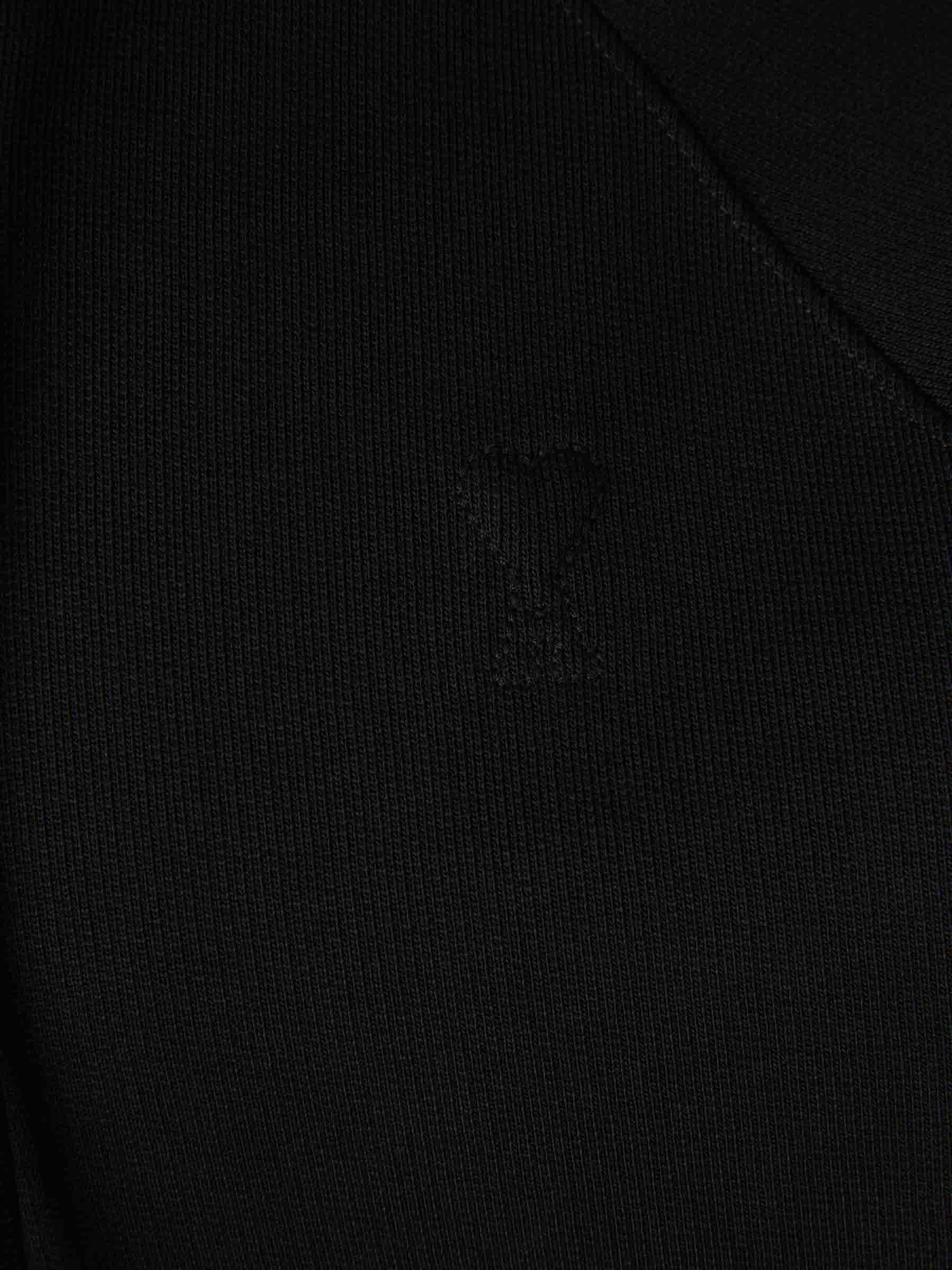 Outlet online Ami Paris Hombre Sudadera Capucha Cremallera color Negro sku 545-002073 01 - Foto 4