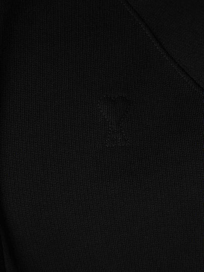 Outlet online Ami Paris Hombre Sudadera Capucha Cremallera color Negro sku 545-002073 01 - Foto 4