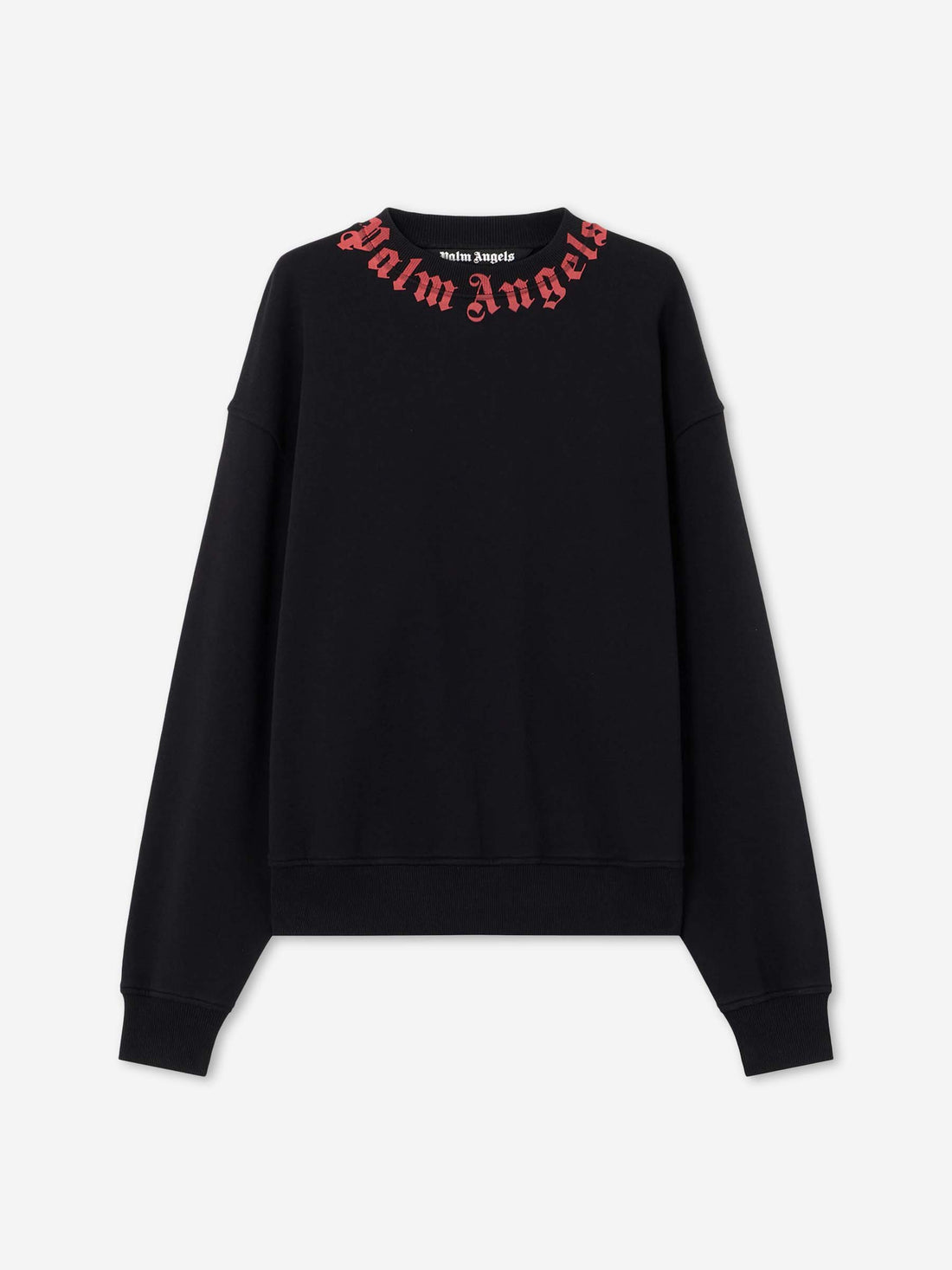Outlet online Palm Angels Hombre Sudadera Cuello Estampado color Negro sku 545-002076 02 - Foto 1
