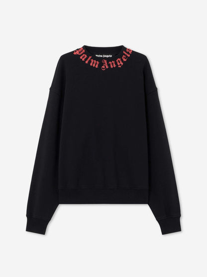 Outlet online Palm Angels Hombre Sudadera Cuello Estampado color Negro sku 545-002076 02 - Foto 1