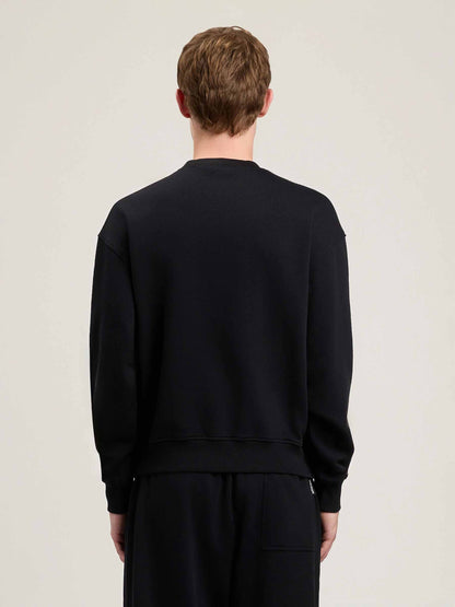 Outlet online Palm Angels Hombre Sudadera Cuello Estampado color Negro sku 545-002076 02 - Foto 3