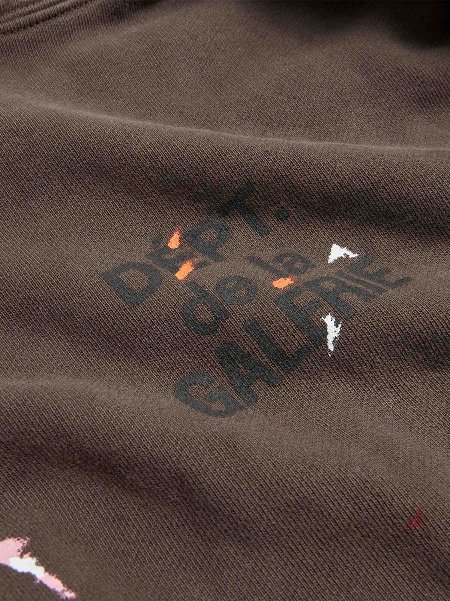 Outlet online Gallery Dept. Hombre Sudadera Capucha Logo color Marrón Oscuro sku 545-002080 01 - Foto 3