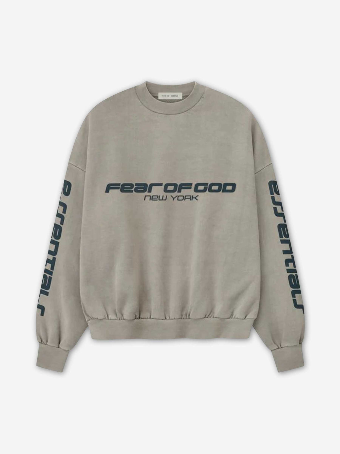 Outlet online Fear of God Essentials Hombre Sudadera Cuello Redondo color Gris sku 545-002100 01 - Foto 1