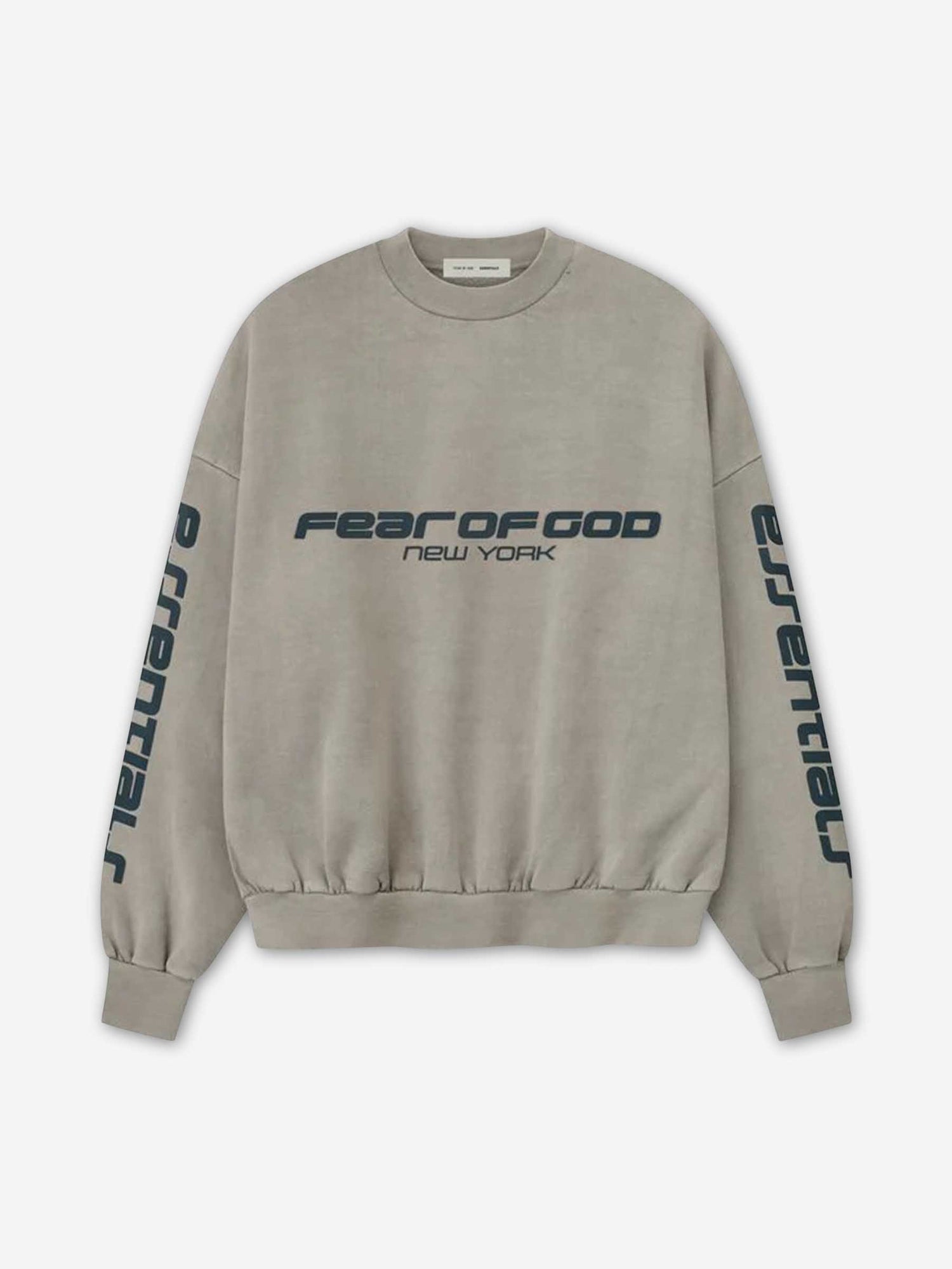 Outlet online Fear of God Essentials Hombre Sudadera Cuello Redondo color Gris sku 545-002100 01 - Foto 1