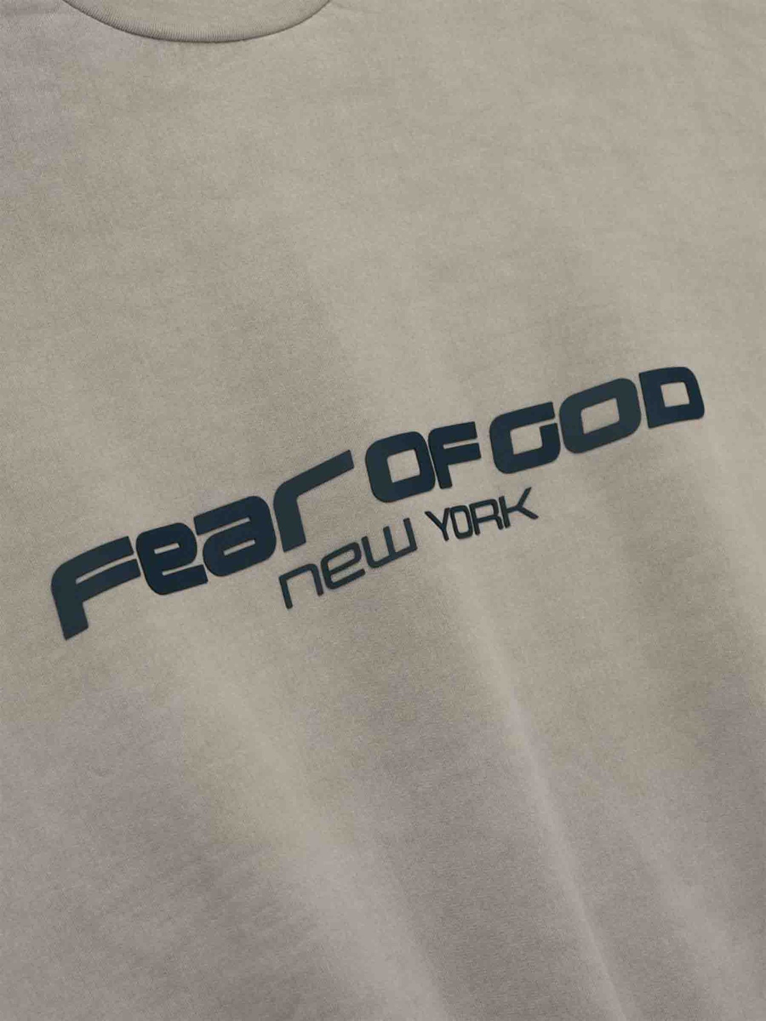 Outlet online Fear of God Essentials Hombre Sudadera Cuello Redondo color Gris sku 545-002100 01 - Foto 4