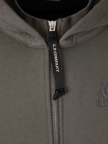 C.P. Company Hombre Barcelona Sudadera Capucha Cremallera color Gris Oscuro sku 545-002106 02 - Foto 3