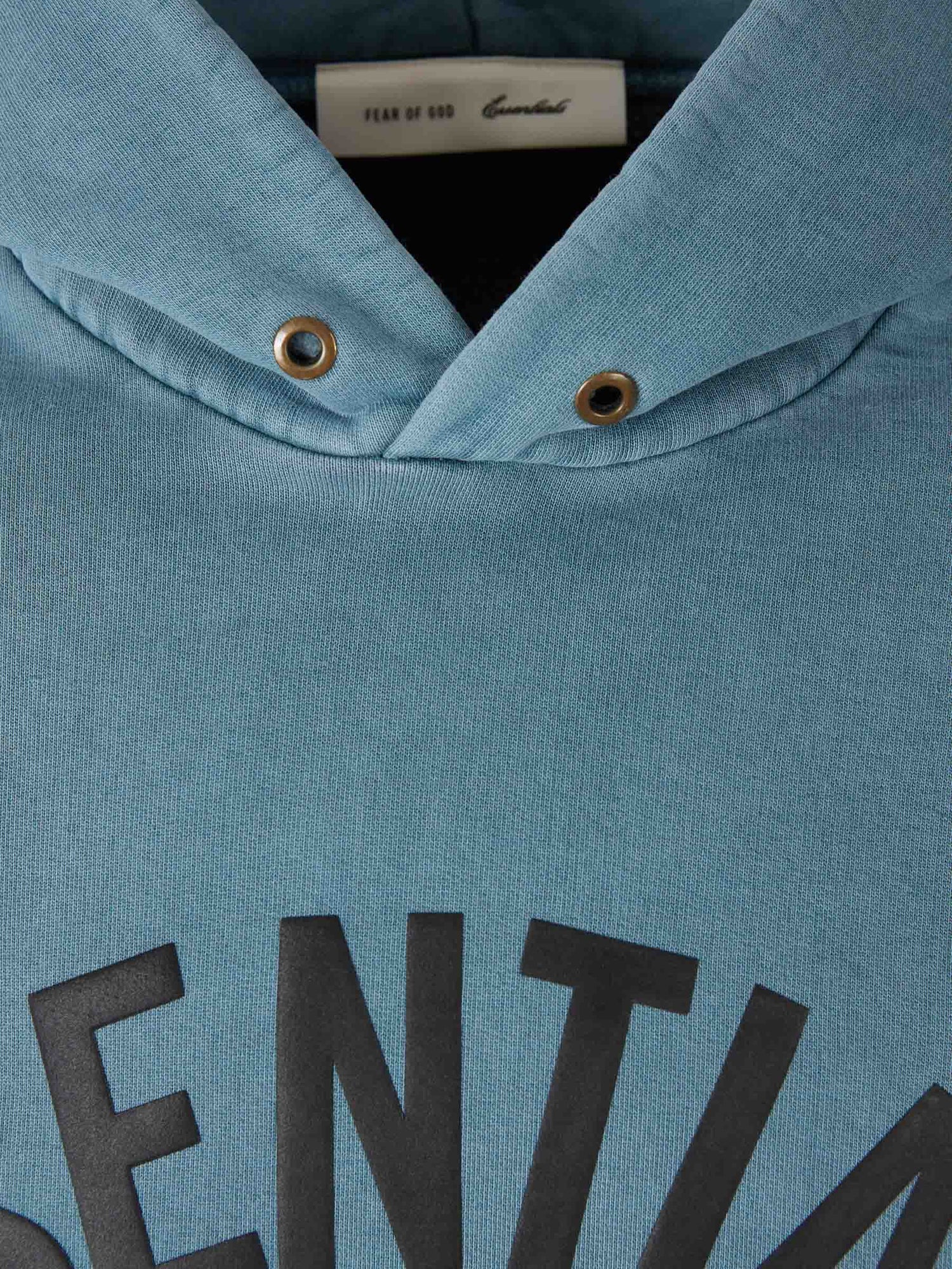 Fear of God Essentials Hombre Barcelona Sudadera Capucha Campus 90s color Azul Turquesa sku 545-002118 01 - Foto 3