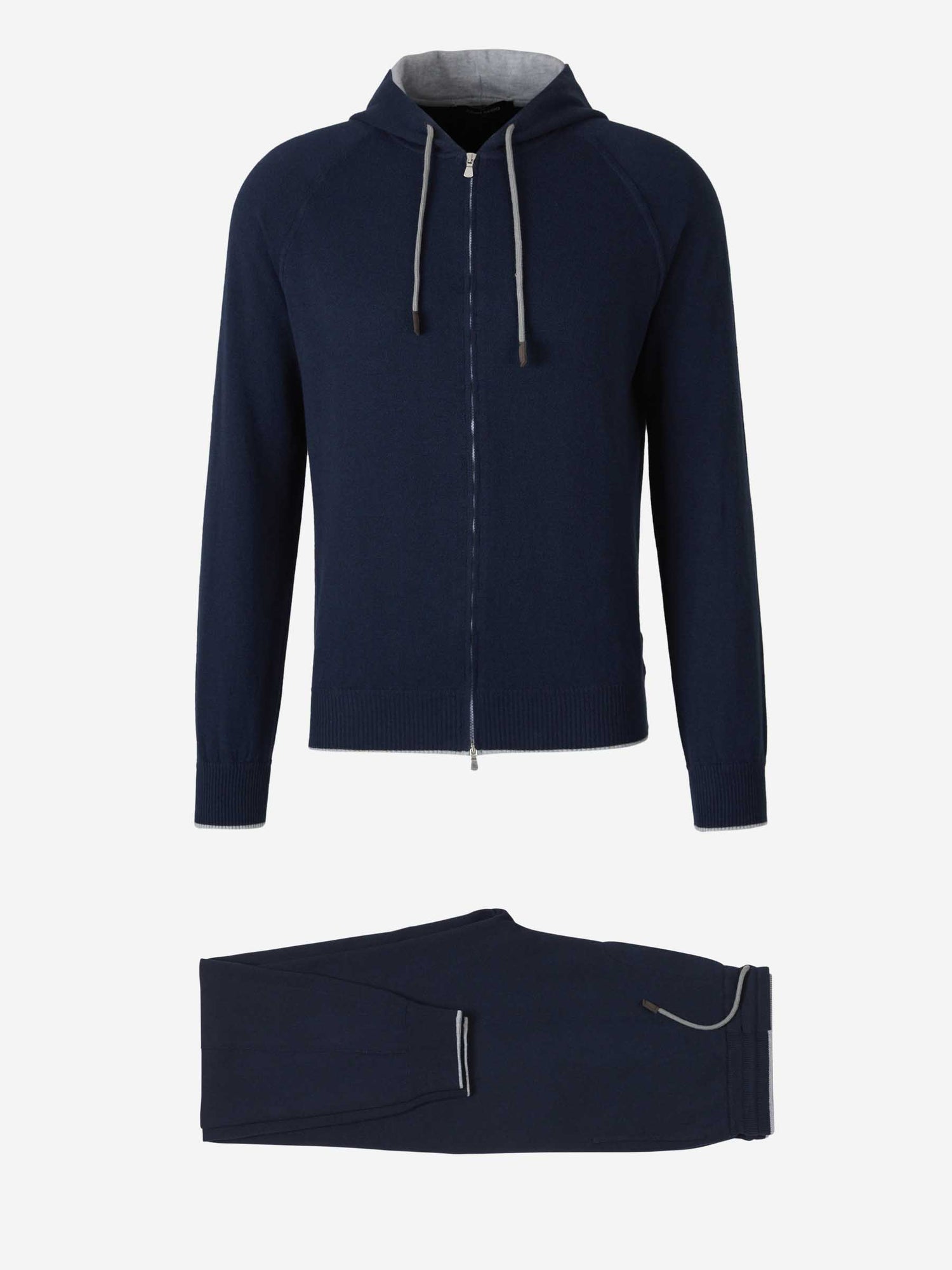 Outlet online Gran Sasso Hombre Tracksuit Algodón Cachemira color Azul Marino sku 546-000003 02 - Foto 1