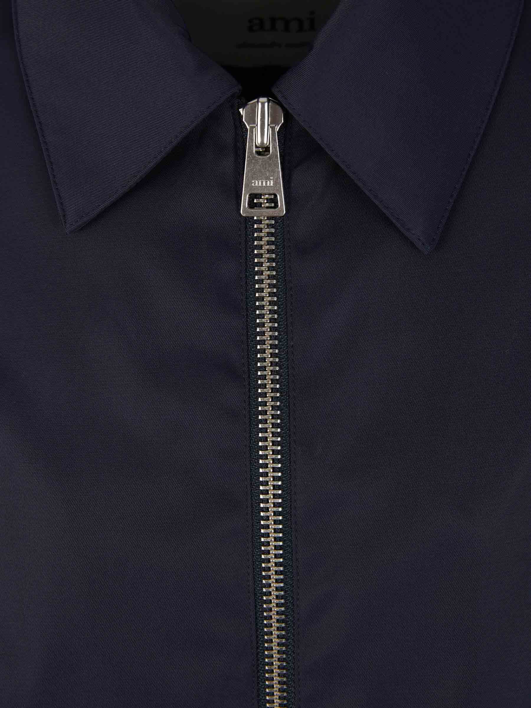 Outlet online Ami Paris Hombre Chaqueta Elástico Logo color Gris Piedra sku 512-002217 01 - Foto 8