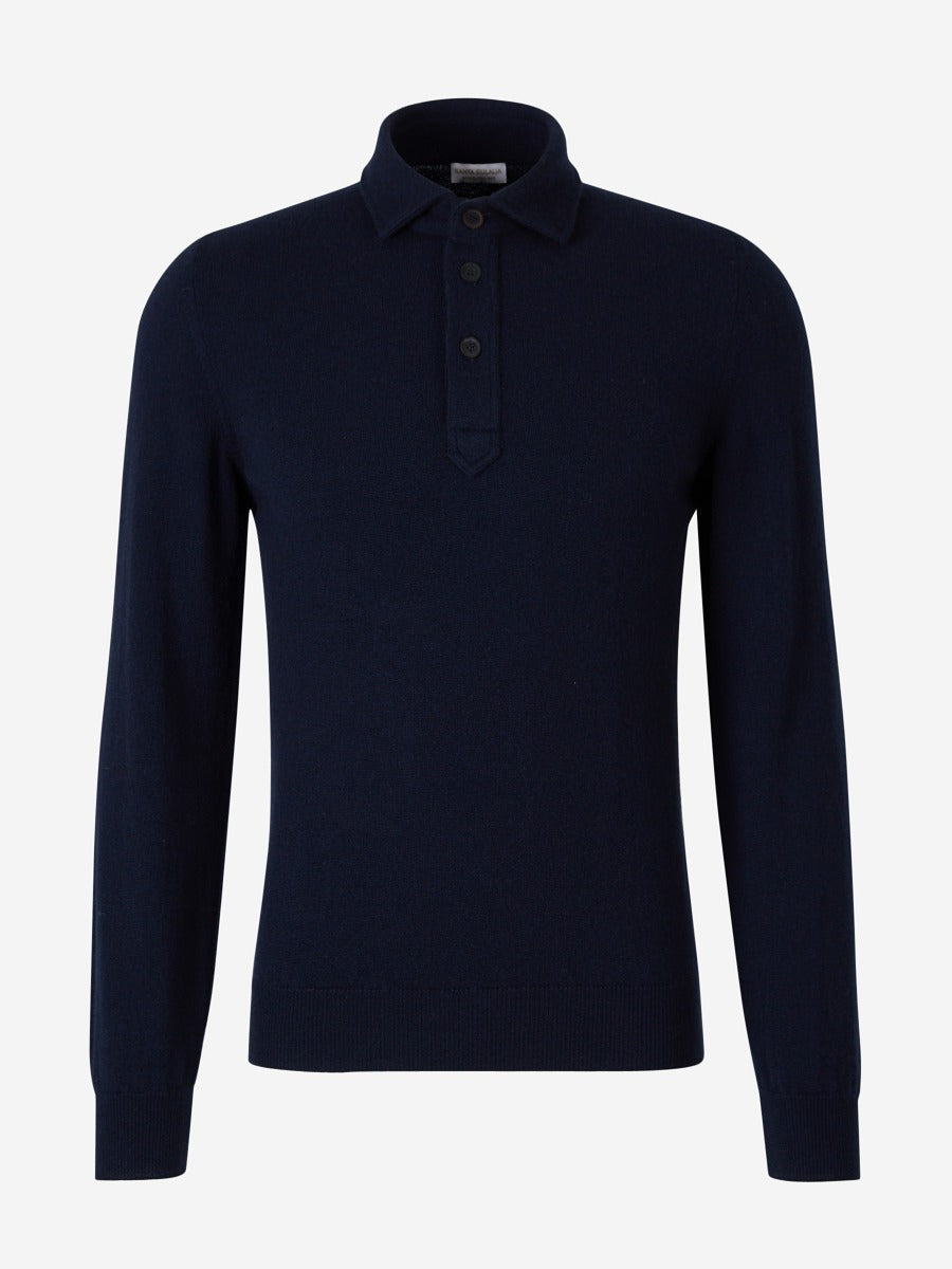 Outlet online Santa Eulalia Hombre Polo Cashmere Manga Larga color Beis sku 551-000304 02 - Foto 1
