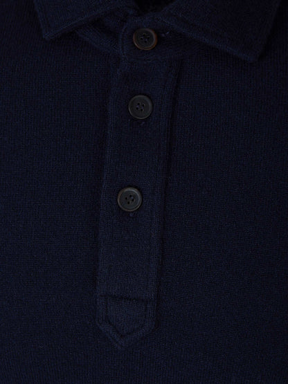 Outlet online Santa Eulalia Hombre Polo Cashmere Manga Larga color Burdeos sku 551-000287 03 - Foto 6