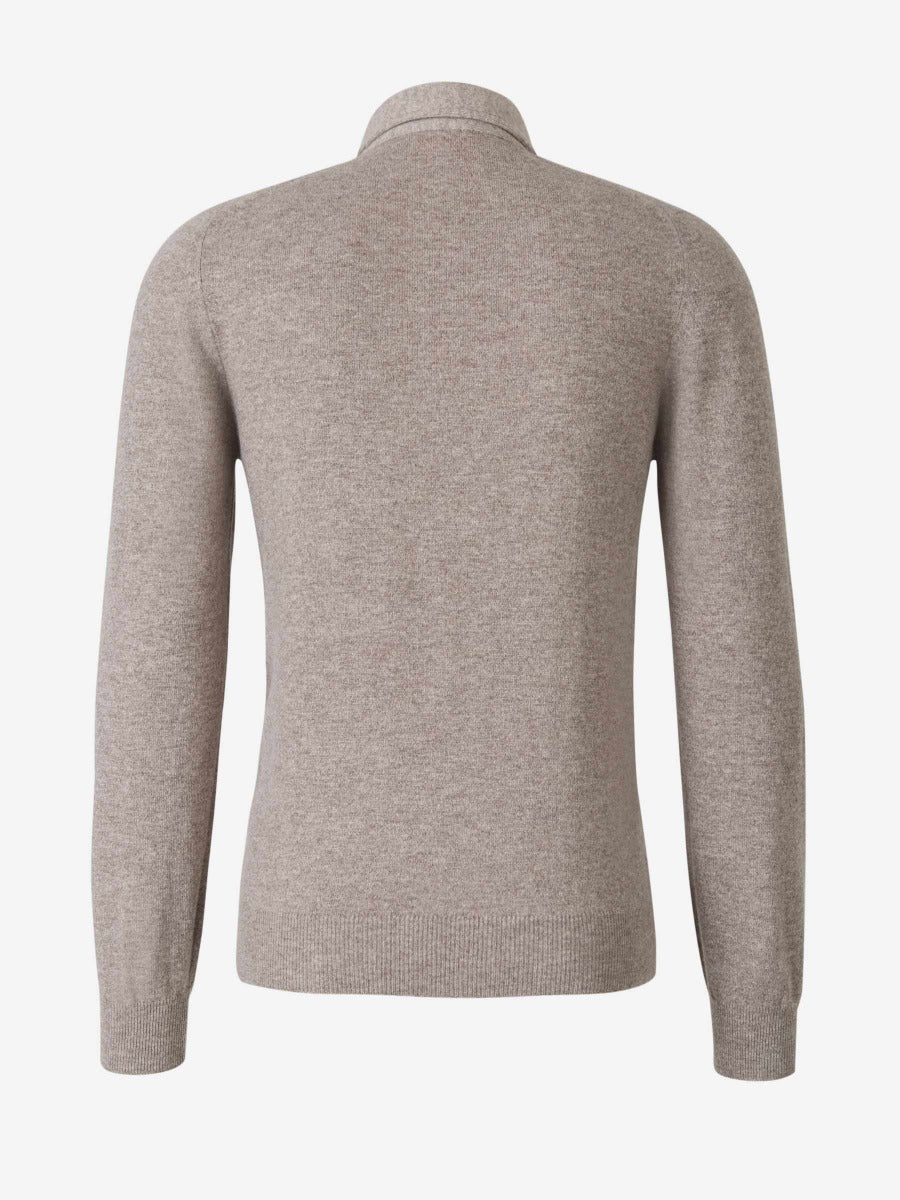 Outlet online Santa Eulalia Hombre Polo Cashmere Manga Larga color Beis sku 551-000304 02 - Foto 6