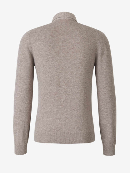 Outlet online Santa Eulalia Hombre Polo Cashmere Manga Larga color Beis sku 551-000304 02 - Foto 6