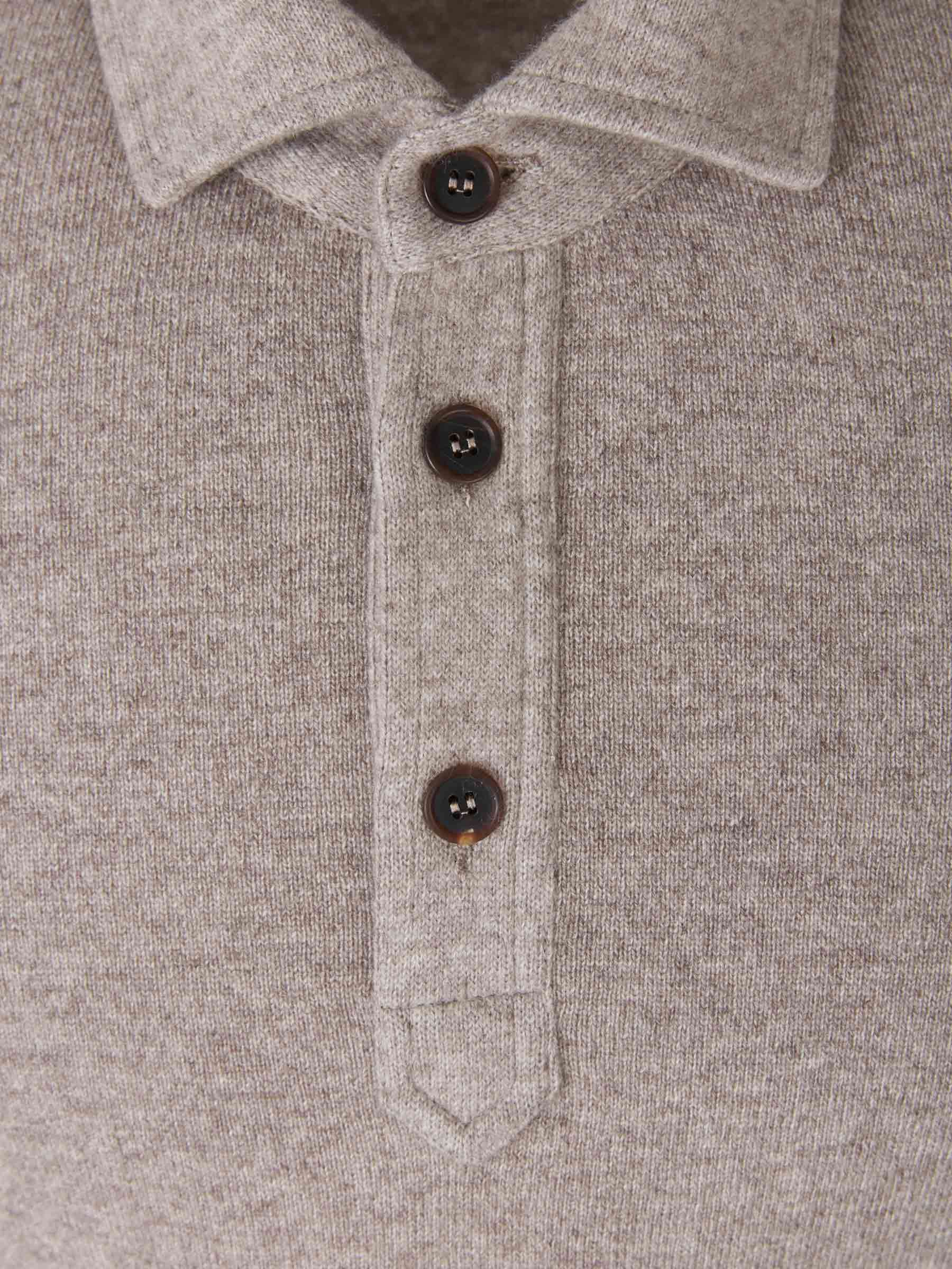 Outlet online Santa Eulalia Hombre Polo Cashmere Manga Larga color Burdeos sku 551-000287 03 - Foto 10