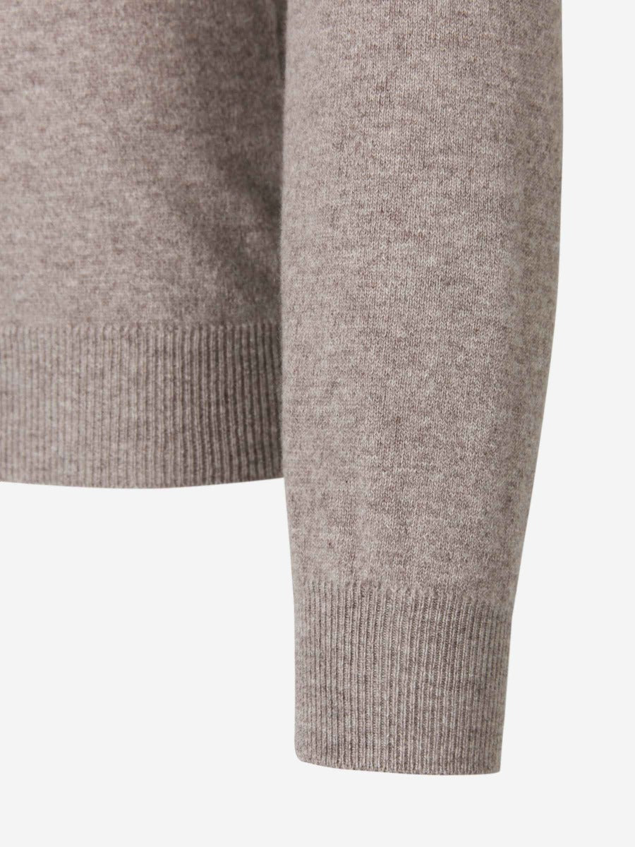 Outlet online Santa Eulalia Hombre Polo Cashmere Manga Larga color Beis sku 551-000304 02 - Foto 8