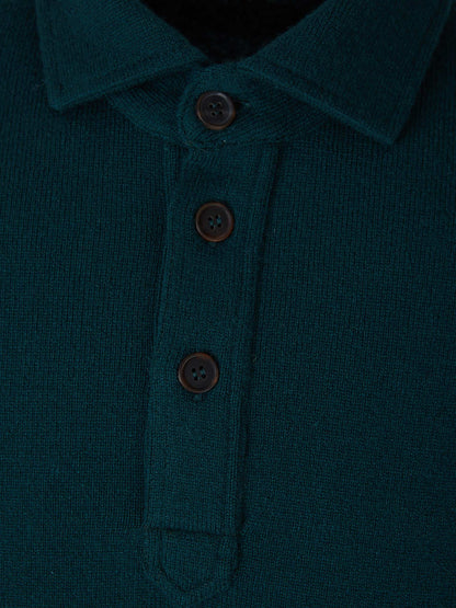 Outlet online Santa Eulalia Hombre Polo Cashmere Manga Larga color Burdeos sku 551-000287 03 - Foto 15