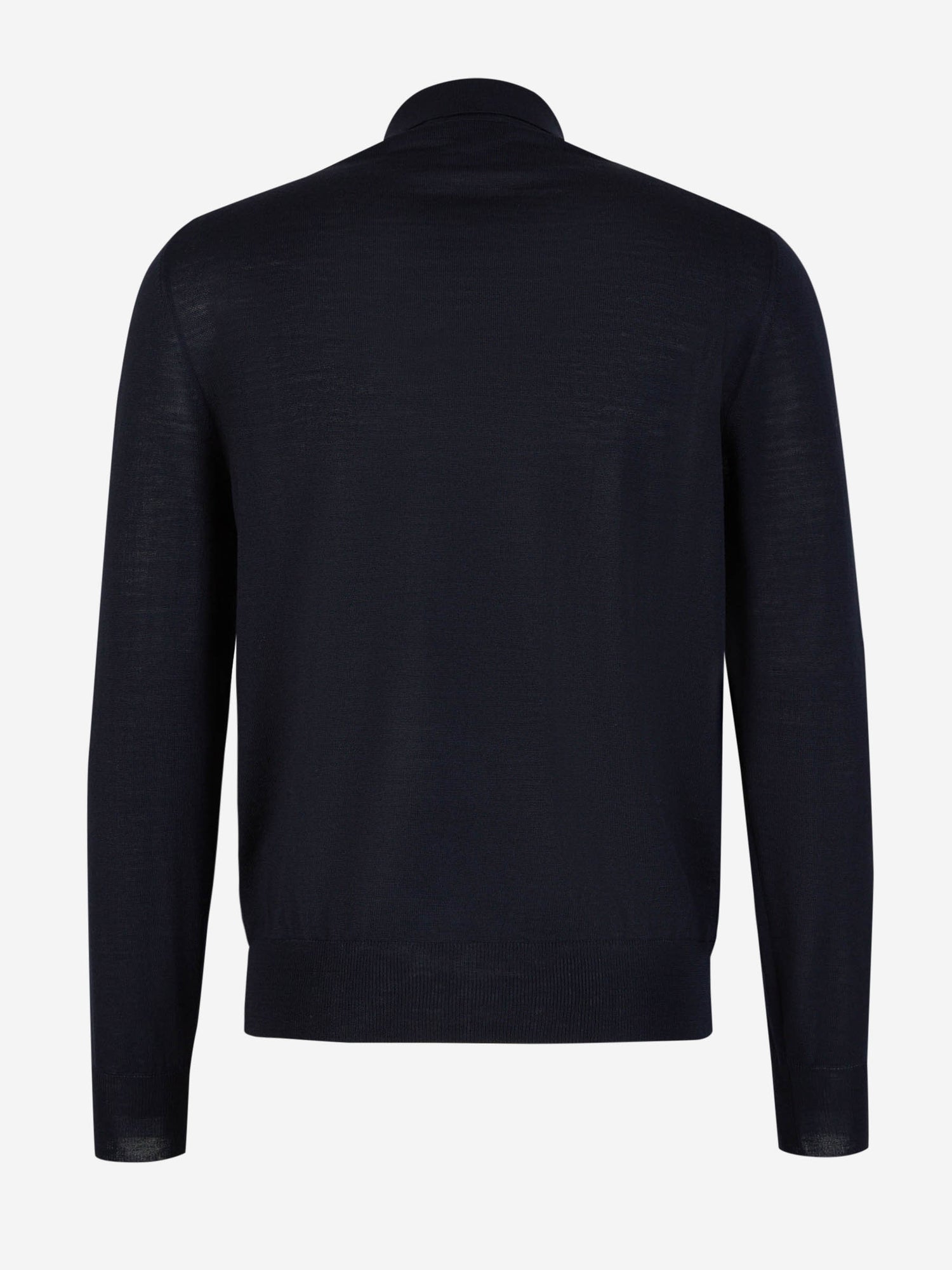 Outlet online Canali Hombre Polo Punto Lana color Azul Noche sku 551-000288 03 - Foto 2